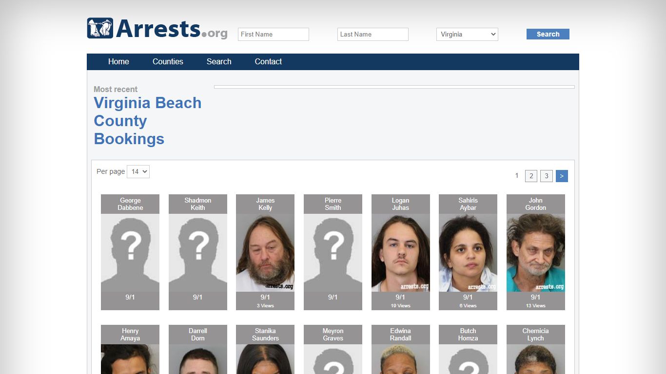 Virginia Beach County Arrests and Inmate Search